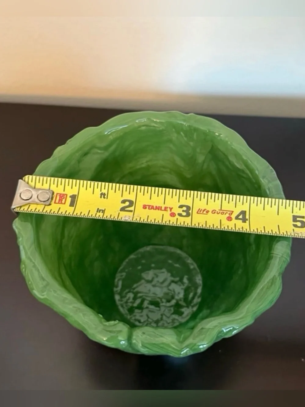 Small Green Glass Vase